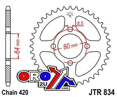 REAR SPROCKET JTR834.37 JT thumbnail 3