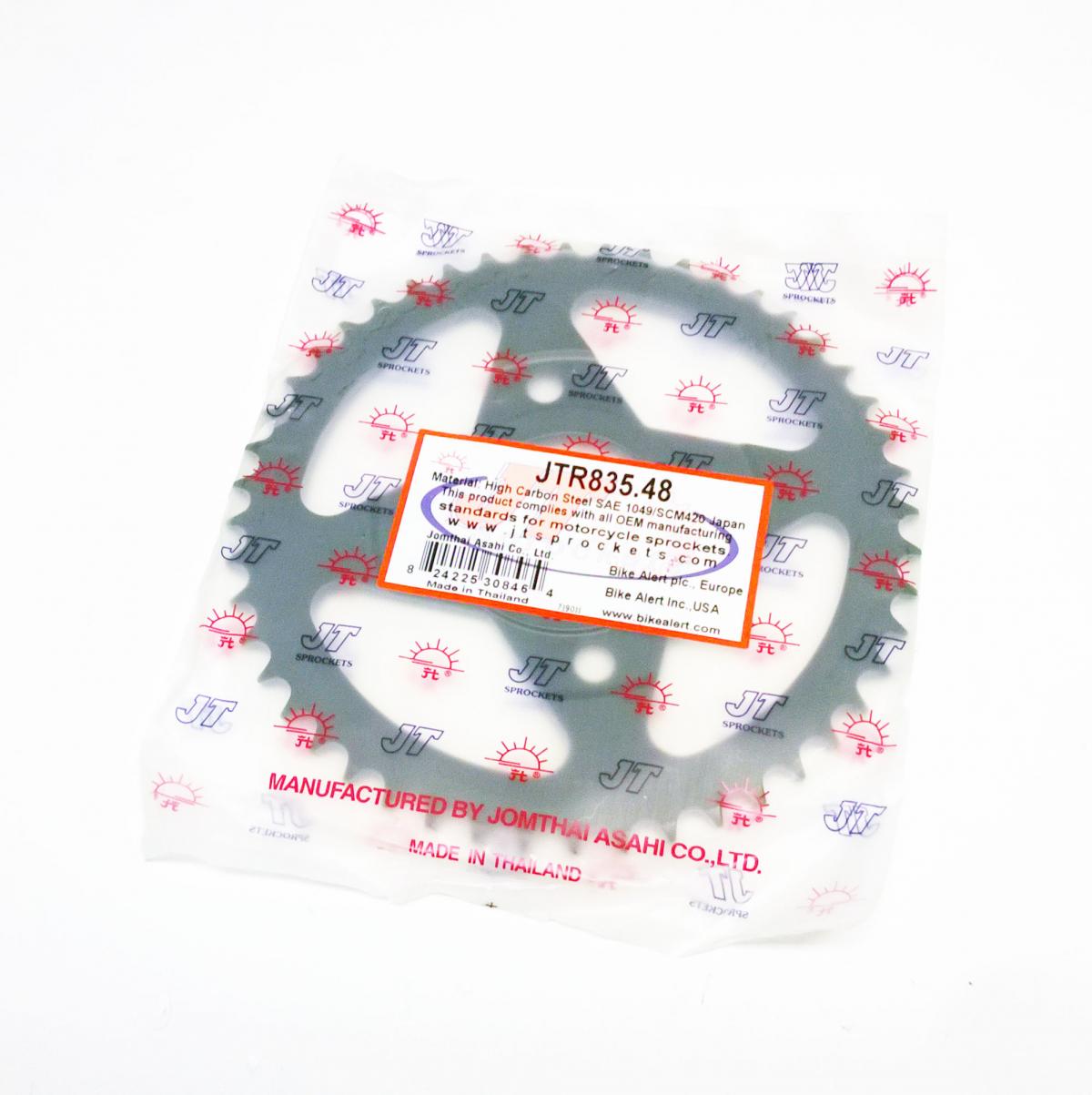 REAR SPROCKET JTR835.48 JT 428 BLACK thumbnail 2