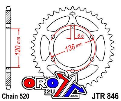 REAR SPROCKET JTR846.45 JT thumbnail 3