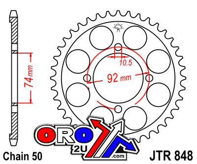 REAR SPROCKET JTR848.39 JT thumbnail 3