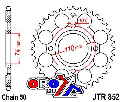 REAR SPROCKET JTR852.41 JT thumbnail 3