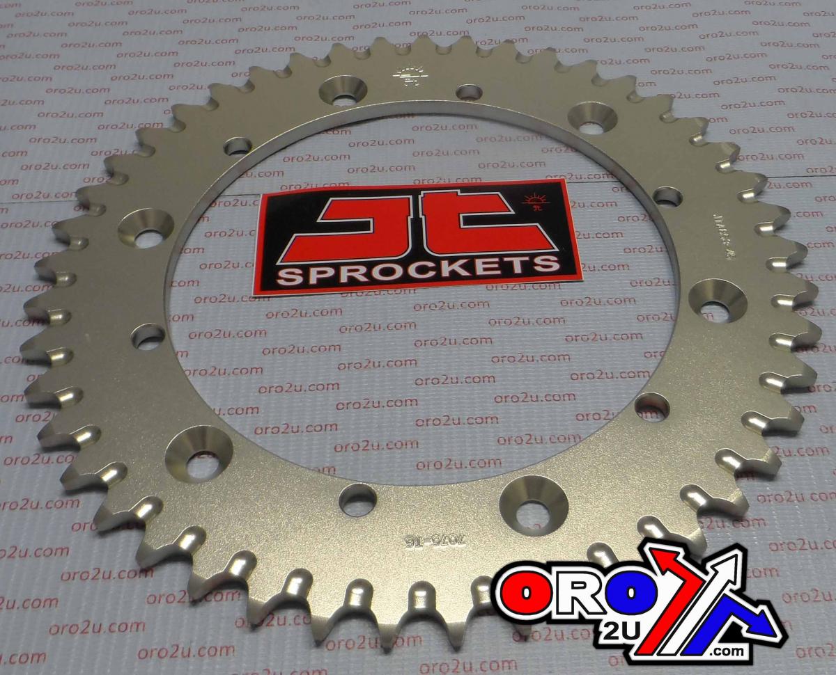 REAR SPROCKET ALLOY SILVER, JTA853.45 7075-T6 Aluminium image 1