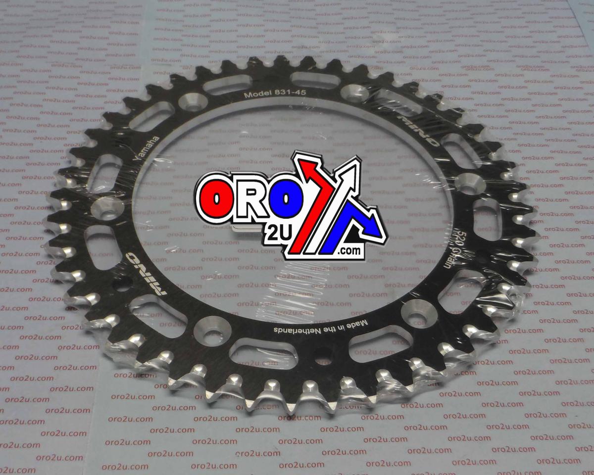MINO REAR SPROCKET ALLOY BLK 853, 25-831-520-45 thumbnail 2