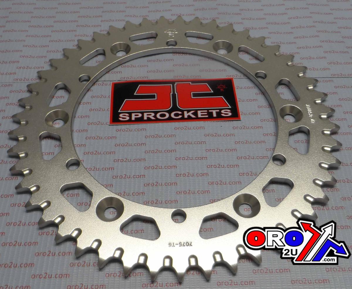 REAR SPROCKET ALLOY SILVER, JTA853.47 7075-T6 Aluminium image 1