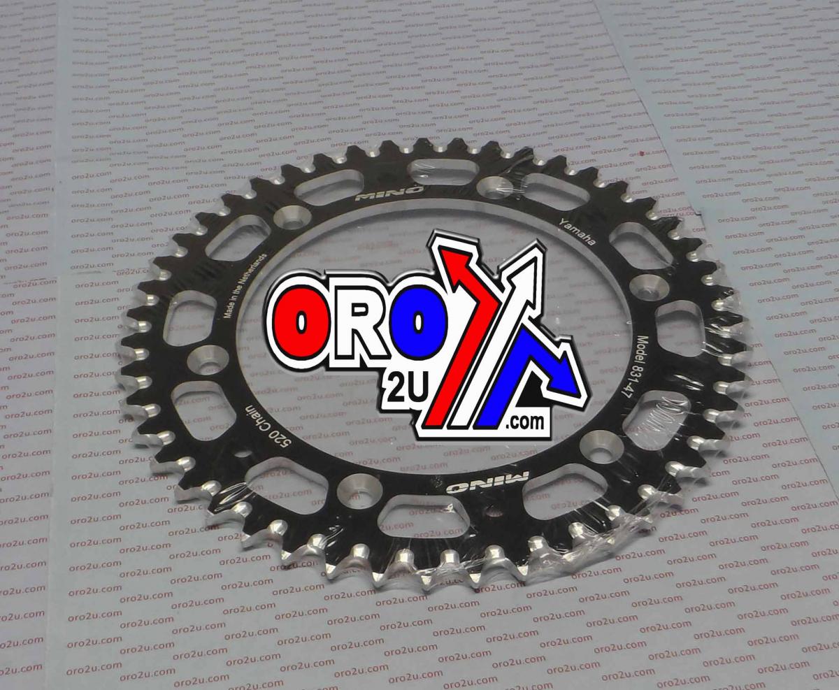MINO REAR SPROCKET ALLOY BLK 853, 25-831-520-47 thumbnail 2
