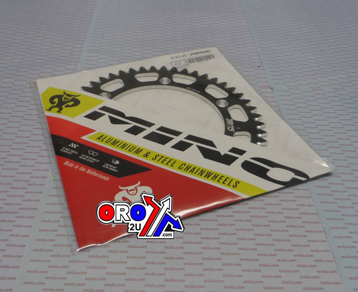 MINO REAR SPROCKET ALLOY BLK 853, 25-831-520-49 thumbnail 2