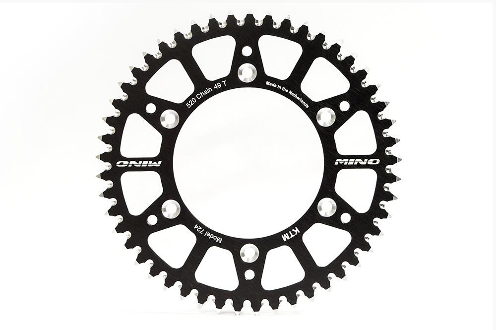 MINO REAR SPROCKET ALLOY BLK 853, 25-831-520-50