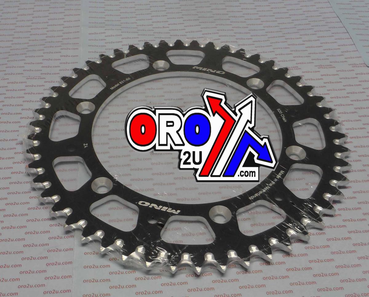 MINO REAR SPROCKET ALLOY BLK 853, 25-831-520-50 thumbnail 2