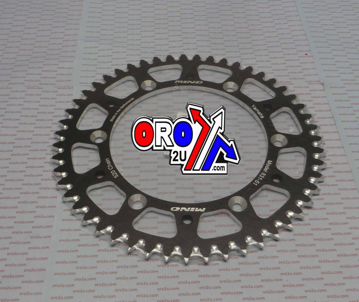MINO REAR SPROCKET ALLOY BLK 853, 25-831-520-51 thumbnail 2