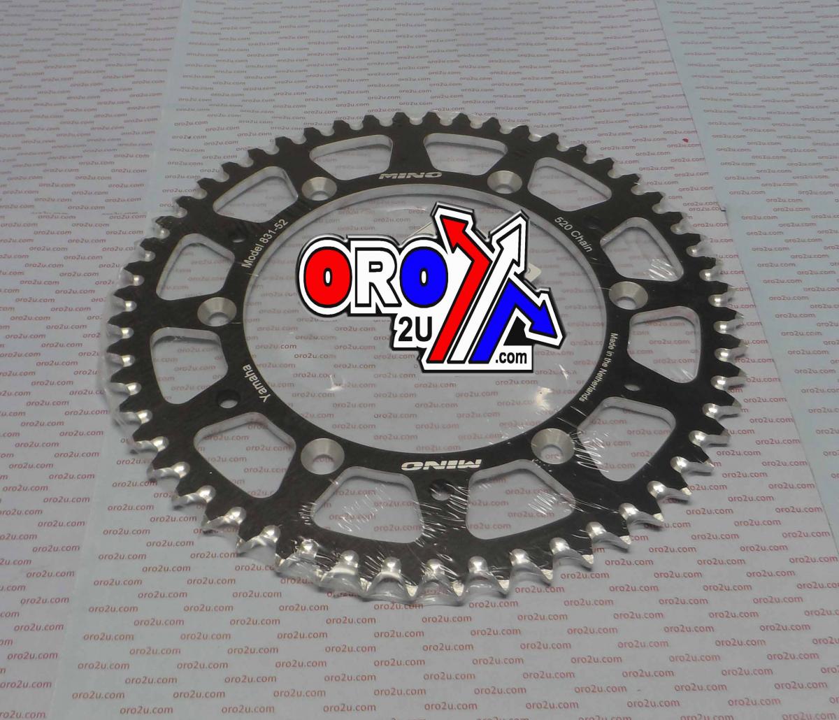 MINO REAR SPROCKET ALLOY BLACK 853, 25-831-520-52 thumbnail 2