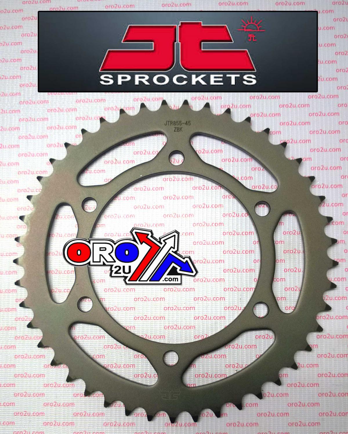 REAR SPROCKET STEEL HARD ZBK, JTR855.45ZBK thumbnail 4