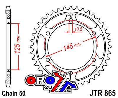 REAR SPROCKET JTR865.46 JT thumbnail 3