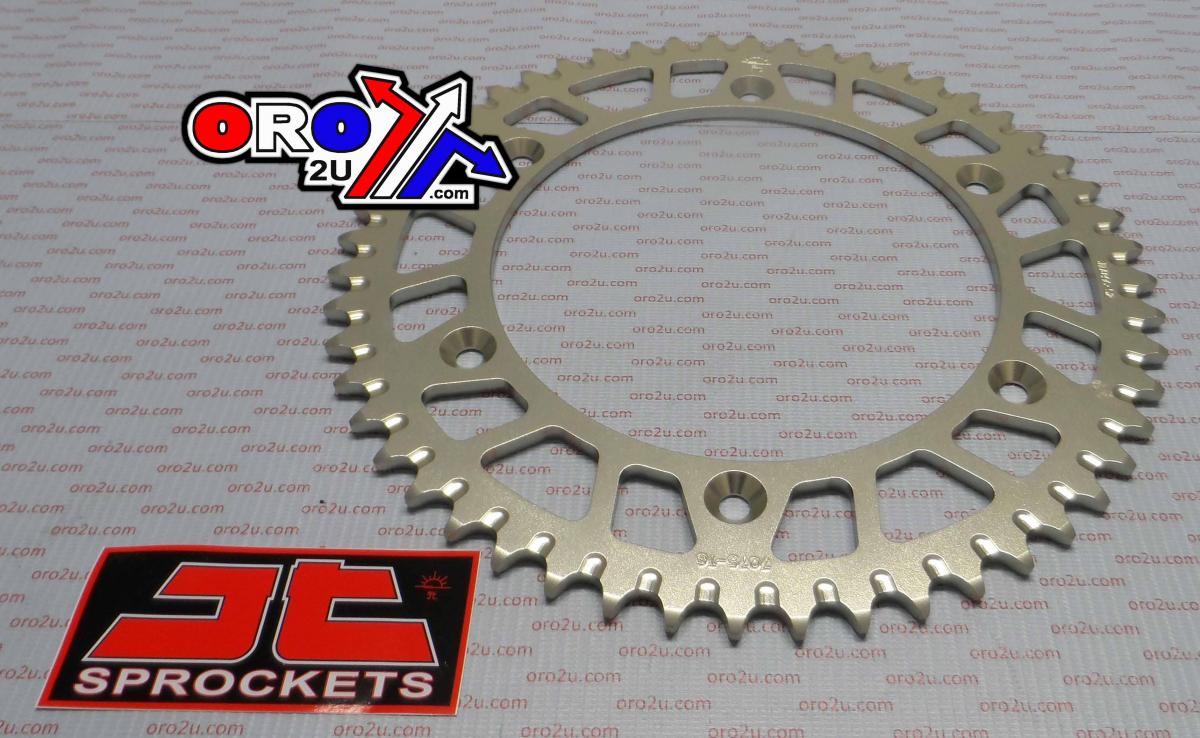 REAR SPROCKET ALLOY SILVER, JTA896.50 JT 7075-T6 Aluminium image 1