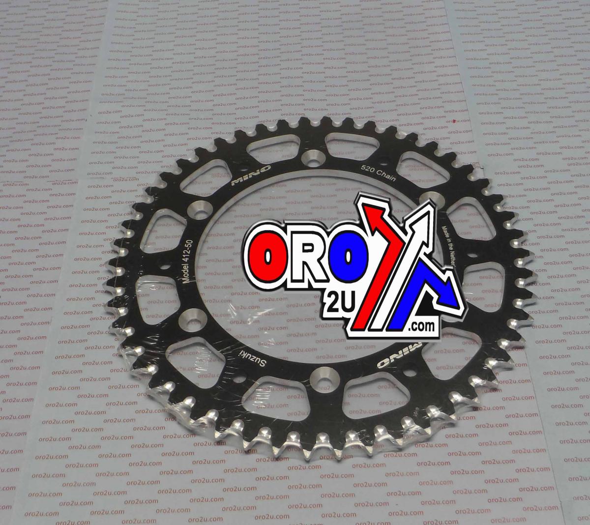 MINO REAR SPROCKET JTR828 ALLOY RACING, 25-412-520-50 image 1