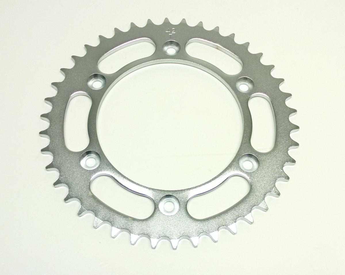 REAR SPROCKET STEEL 42 [JTR897.42] 520, SILVER image 1