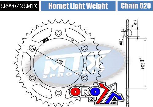 REAR SPROCKET STEEL HARD LIGHT 11H-KM1-42 thumbnail 4