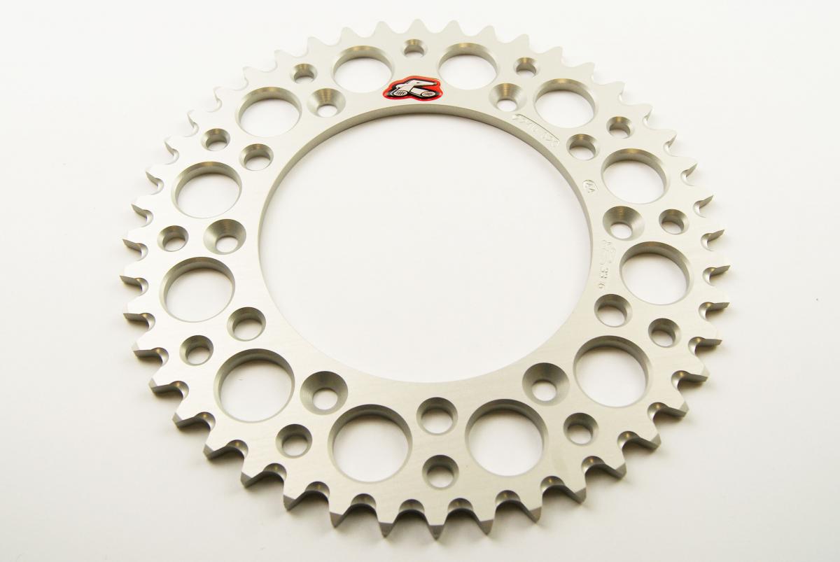 REAR SPROCKET ALLOY RENTHAL, ULTRALITE 224U-520-44GPSI SILVER image 1