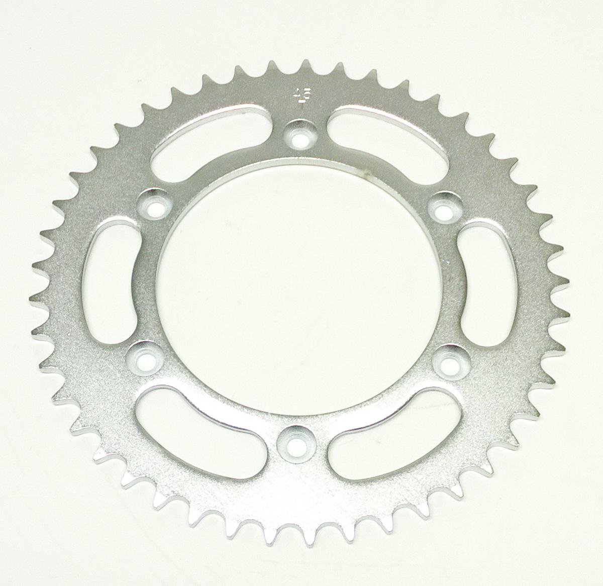 REAR SPROCKET STEEL 45 [JTR897.45] 520, SILVER image 1