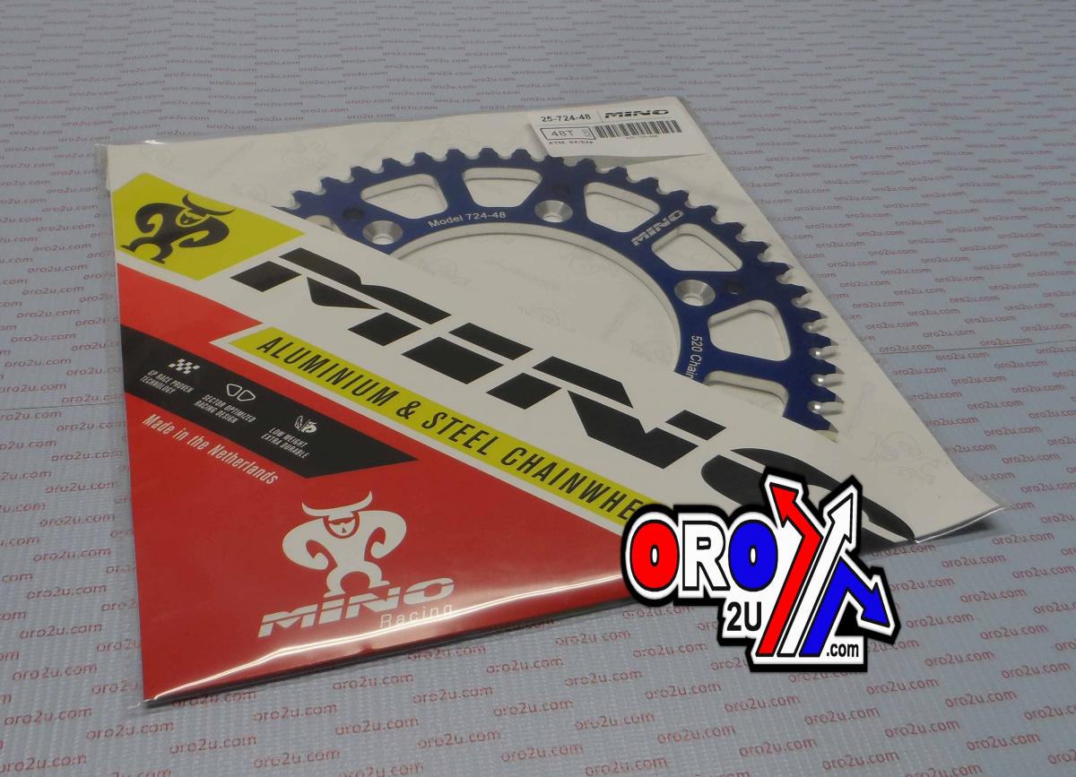 MINO REAR SPROCKET ALLOY BLUE 897, 25-724-520-48 thumbnail 2