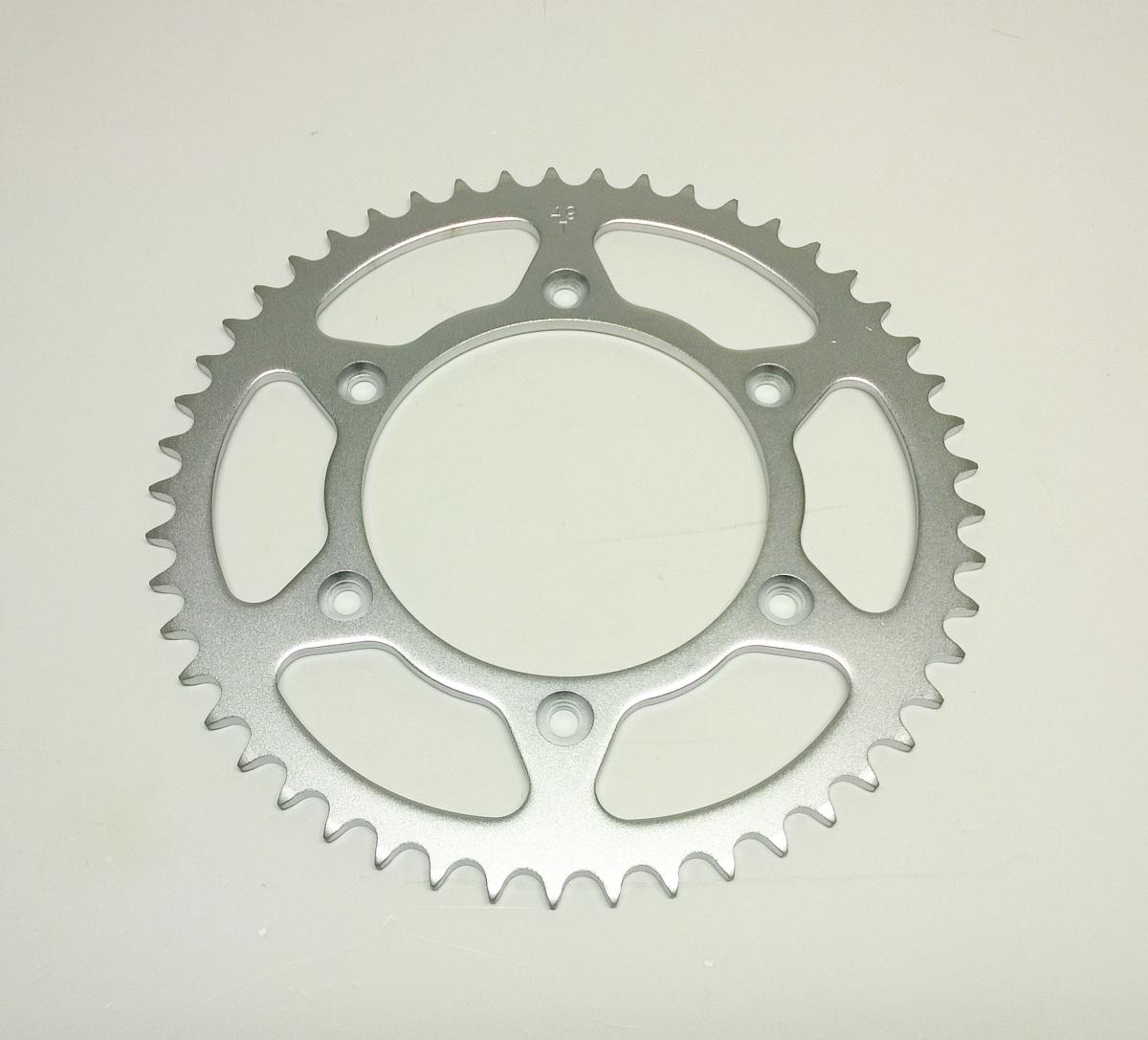 REAR SPROCKET STEEL 49 [JTR897.49] 520, SILVER image 1