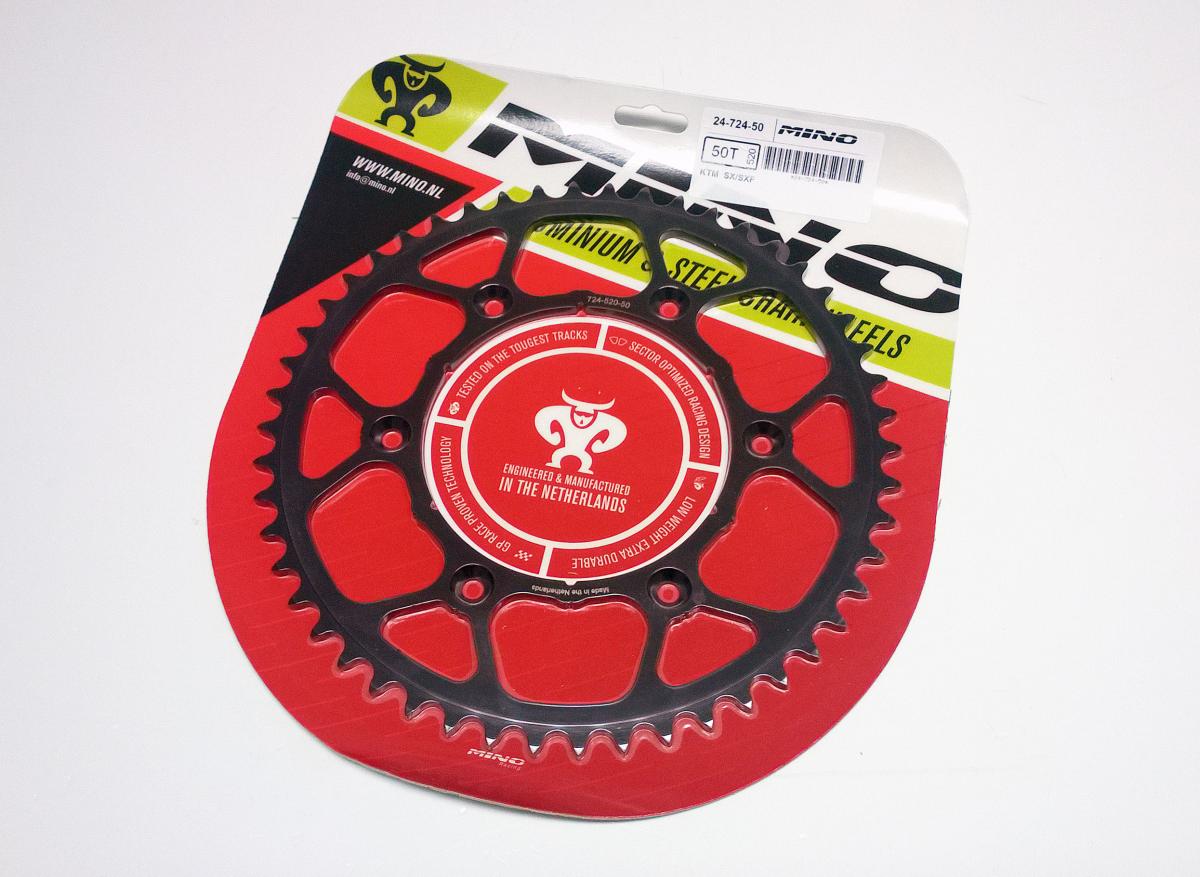MINO REAR SPROCKET STEEL HARD LIGHT, 24-724-520-50 BLACK JTR897 520 thumbnail 2