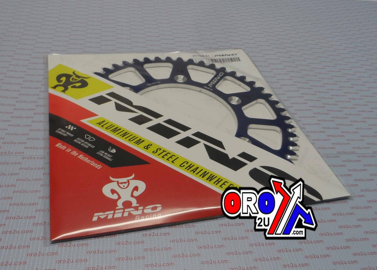 MINO REAR SPROCKET ALLOY BLUE, 25-724-520-51 897 thumbnail 2