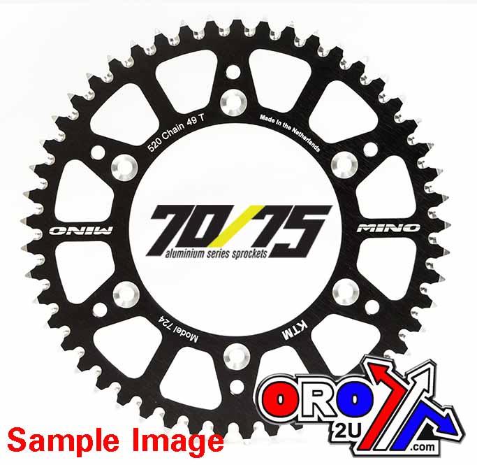 MINO REAR SPROCKET ALLOY BLACK, 25-724-520-51 897 thumbnail 3