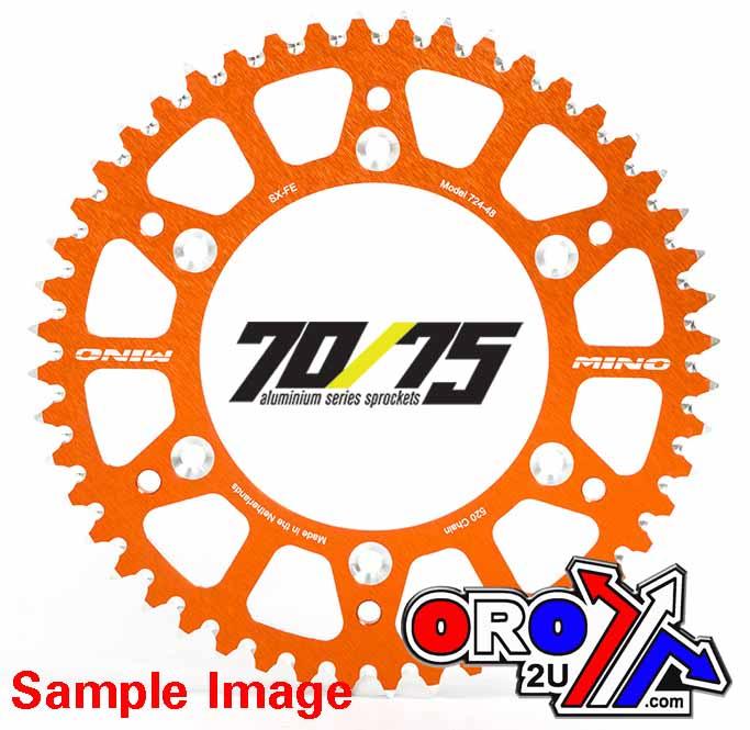 MINO REAR SPROCKET ALLOY ORANGE, 25-724-520-51 897 thumbnail 2