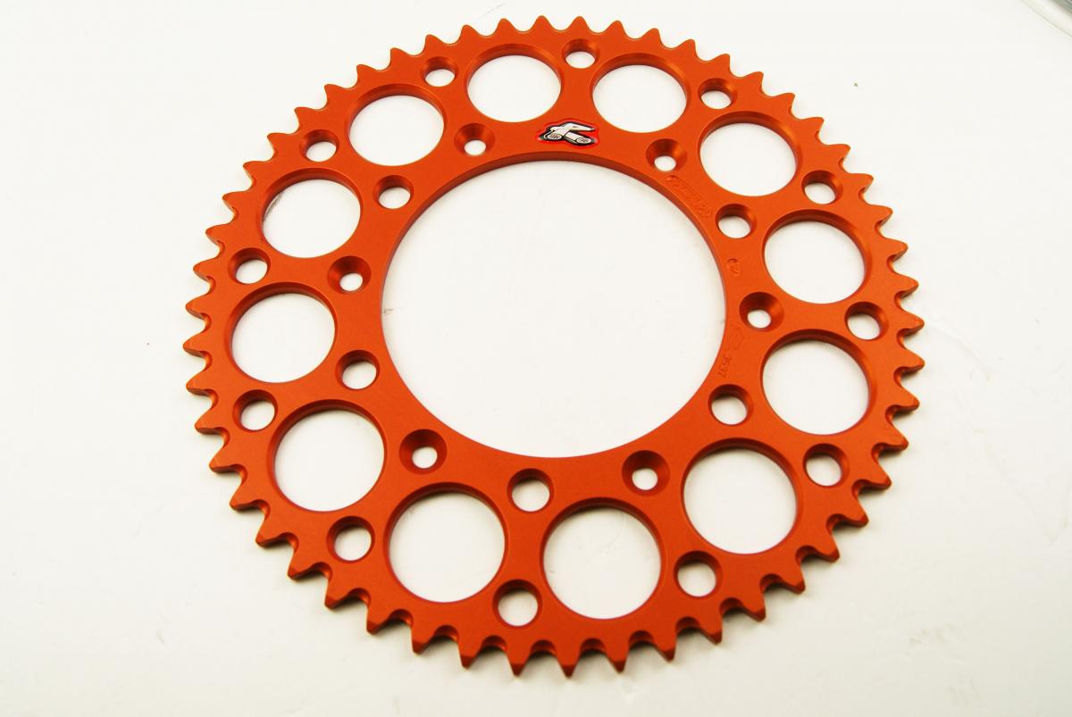 REAR SPROCKET RENTHAL KTM, ULTRALITE 224U-520-52GPOR ORANGE image 1