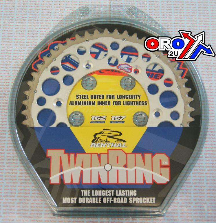 REAR SPROCKET TWINRING KTM, RENTHAL 2240-520-52GPSI thumbnail 2