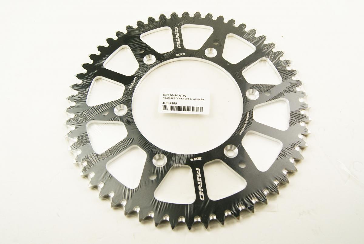 MINO REAR SPROCKET 990-54 ALUM BK, 25-724-520-54 thumbnail 2