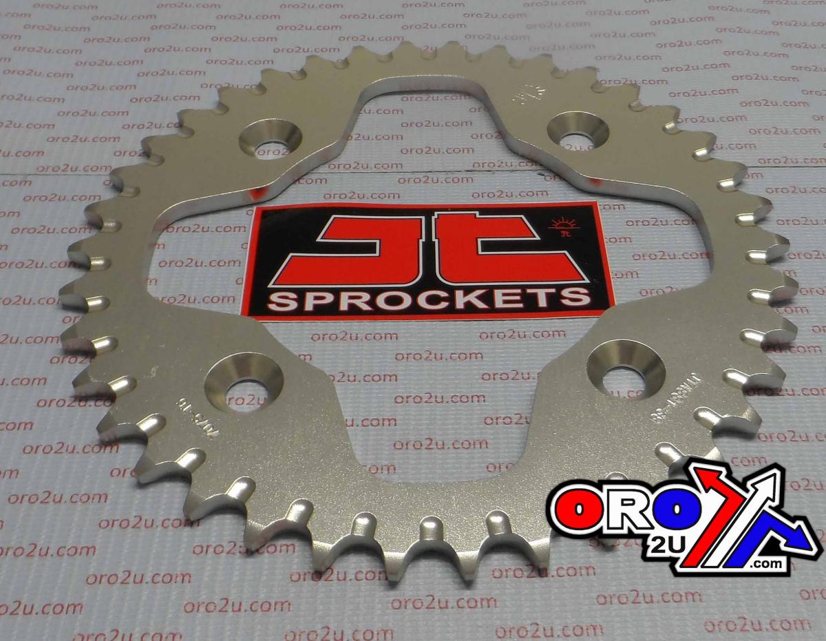 REAR SPROCKET ALLOY SILVER ATV, JTA881.38 7075-T6 Aluminium thumbnail 3