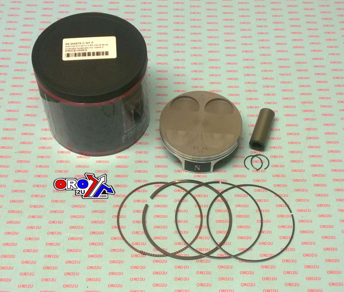 PISTON KIT 09-12 CRF 450 R 96.00, FORGED NAMURA FX-10046-C thumbnail 2