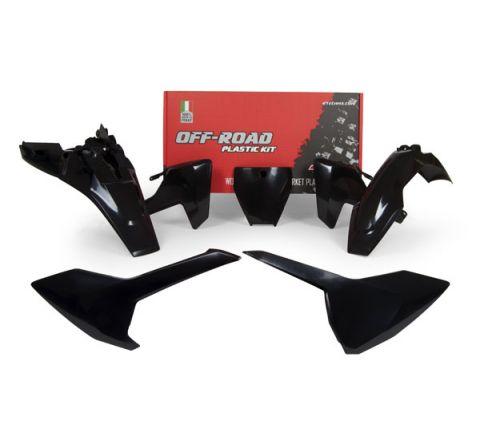 PLASTIC KIT/5 18-24 HUSKY TC85, BLACK, RTECH R-KITHSQ-NR0-585 image 1