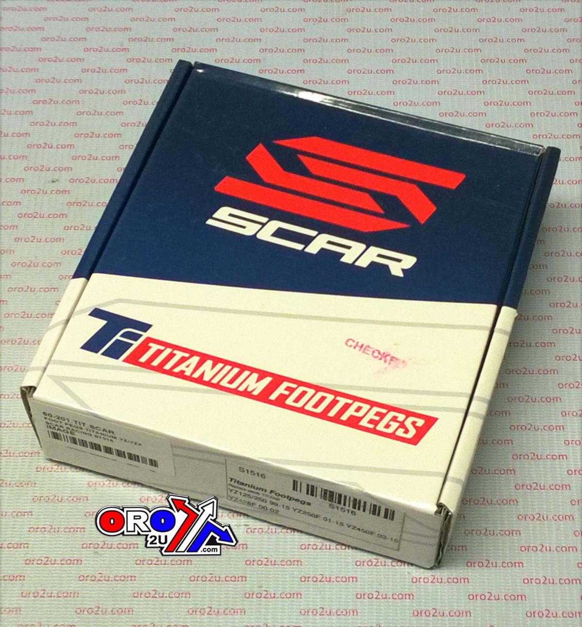 TITANIUM FOOTPEGS GRIPPER 98-26 BETA GASGAS HUSABERG HUSQVARNA KTM SHERCO RR MC FE SX SE SCAR S5516 thumbnail 4