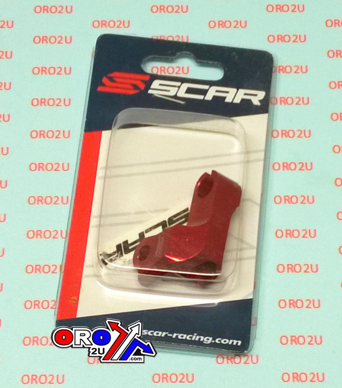 CLUTCH CABLE GUIDE RED 09-14 HONDA CRF 450 R SCAR CCG201 thumbnail 3