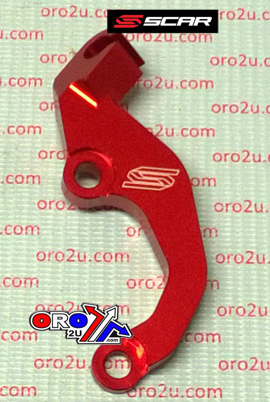 CLUTCH CABLE GUIDE RED 15-16 HONDA CRF 450 R SCAR CCG203 thumbnail 2