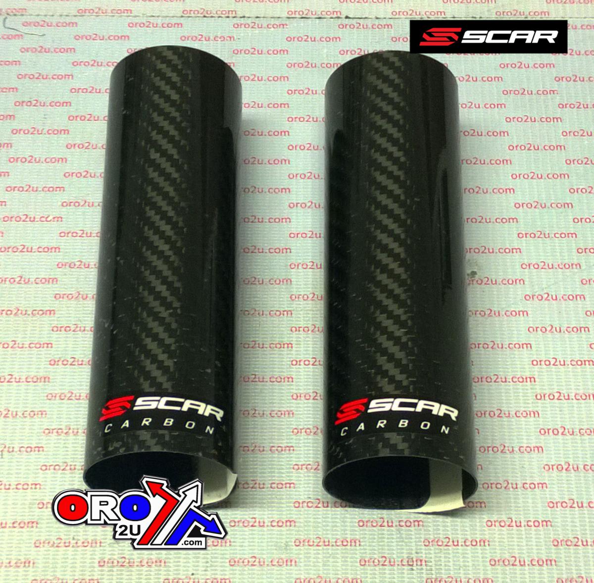 UPPER FORK WRAPS CARBON 85-26 BIG BIKES 125 250 450 500 160X52mm SCAR SFWUB thumbnail 2