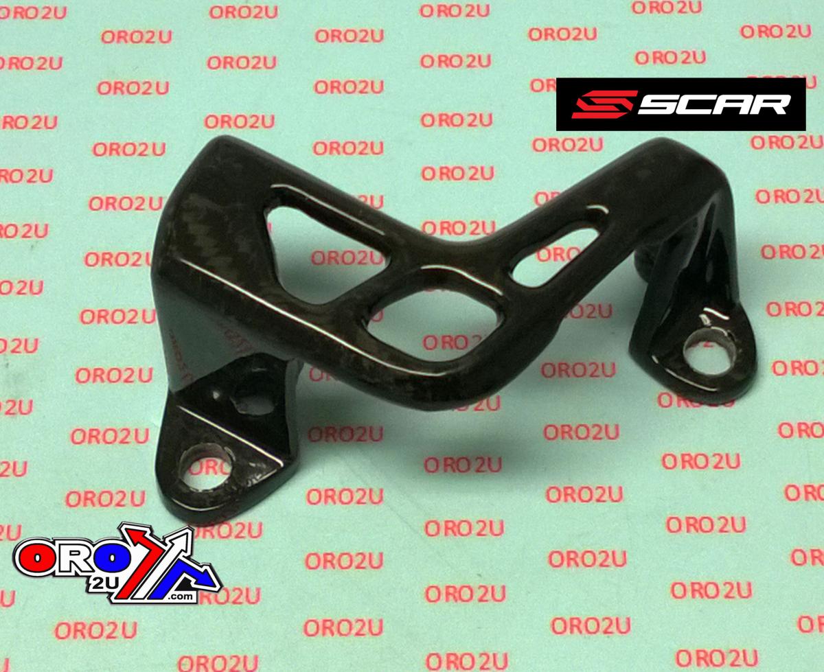 REAR CALIPER GUARD CARBON 04-26 SUZUKI DR RM RMX 125 250 400 450 Z SM SCAR CRCG400 thumbnail 3