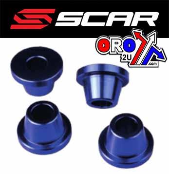 RUBBER KILLERS BLUE 12-26 KAWASAKI KX 250 450 F X 4 PIECES SCAR SCKXF thumbnail 2