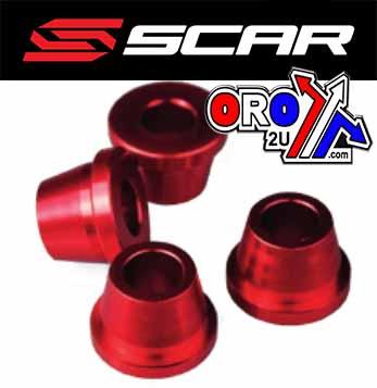 RUBBER KILLERS RED 02-26 SUZUKI RM RM-Z DR-Z SM RMX Z 125 250 400 450 4-PIECE SCAR SCRMZ thumbnail 2