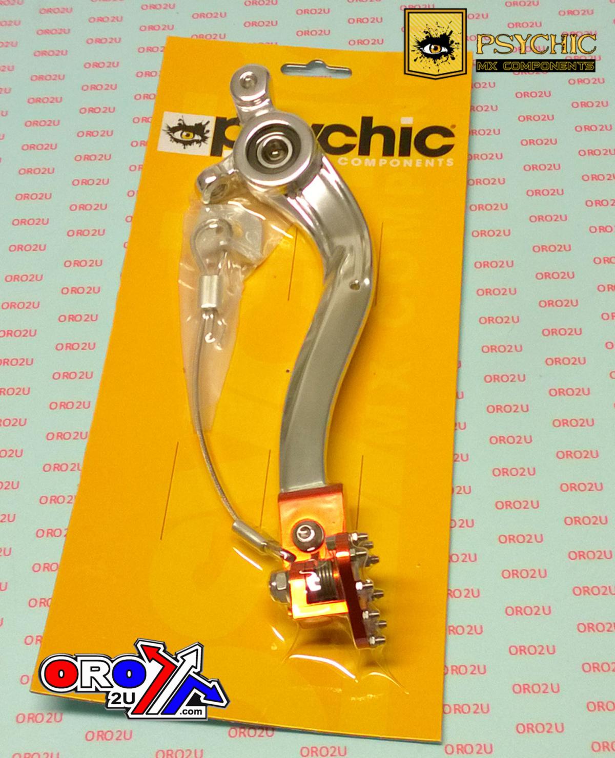 BRAKE PEDAL KTM SIL/ORG, PSYCHIC MX-08839 SILVER/ORANGE, 55413050044 thumbnail 2