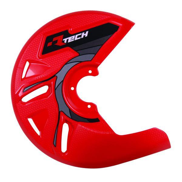 UNIVERSAL RED DISC GUARD, NEEDS FITTING KIT, RTECH R-DISCPTRS000 image 1