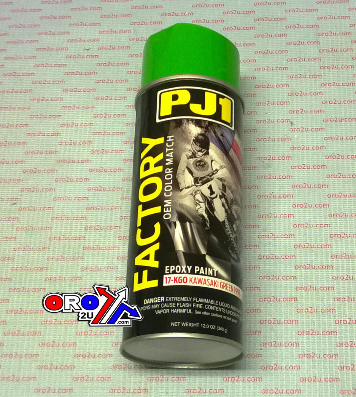 PJ1 KAWASAKI GREEN OEM COLOUR 1998 - 2002, PJ1 17-KGO, PJ011019, EPOXY PAINT 340ML thumbnail 2