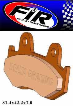 BRAKE PADS MINERAL ORGANIC M BP008M01B thumbnail 2