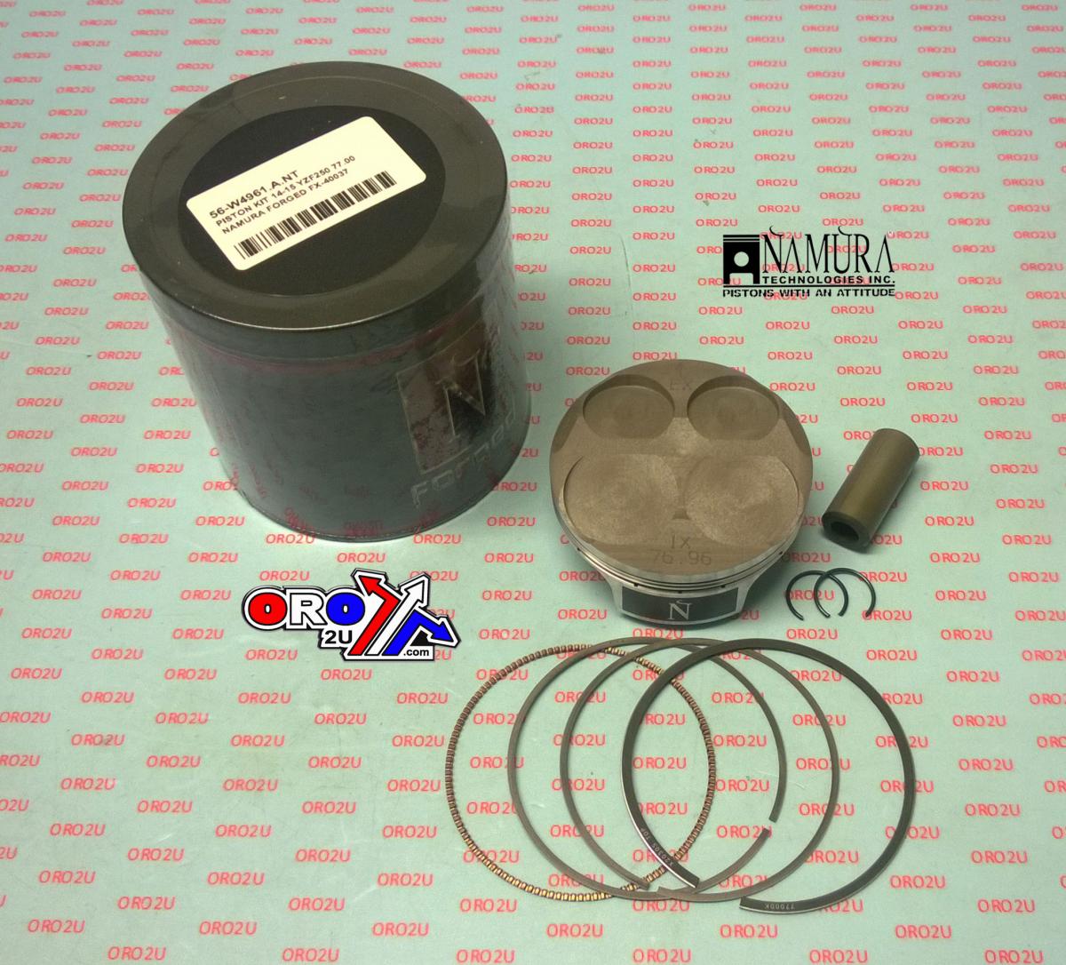 PISTON KIT 14-15 YZF250 77.00, NAMURA FORGED FX-40037 image 1