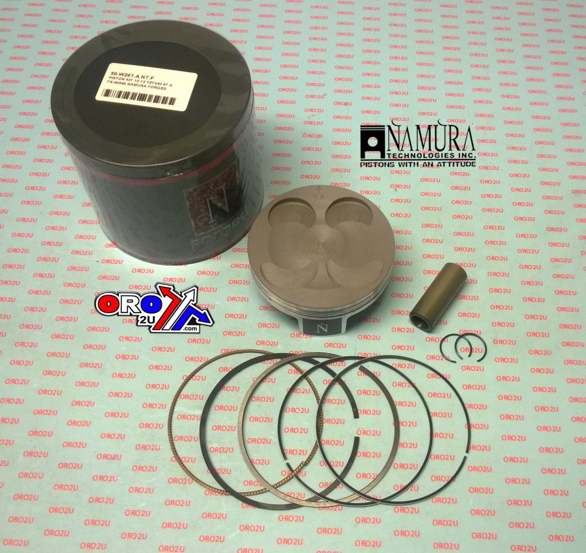 PISTON KIT 97mm FORGED 2010-2013 YAMAHA YZF450 A NAMURA FX-40046