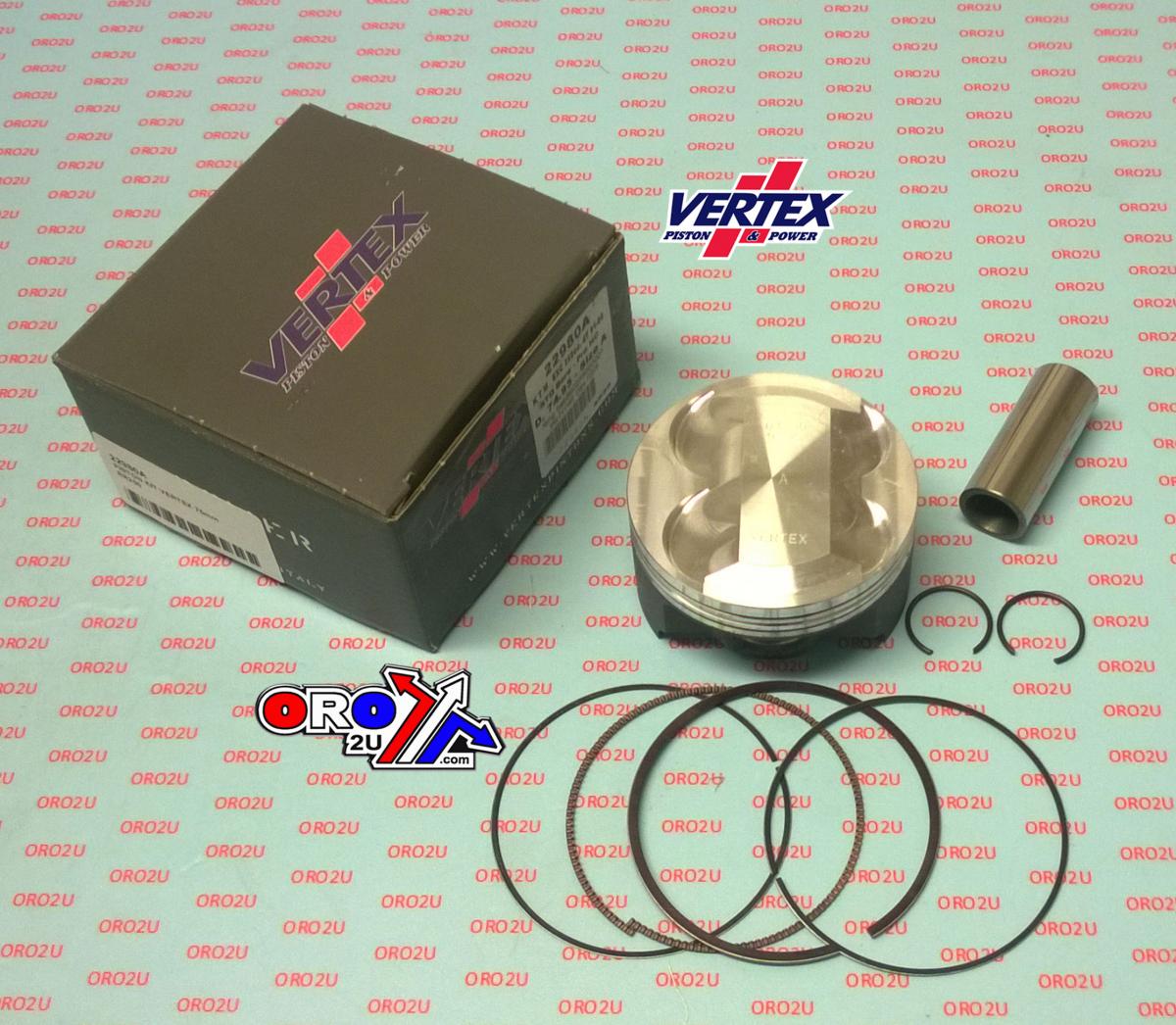 PISTON KIT VERTEX 75.0 B BETA RR 250 05-07, VERTEX 22980B KTM EXC 250 01-06 HC thumbnail 2