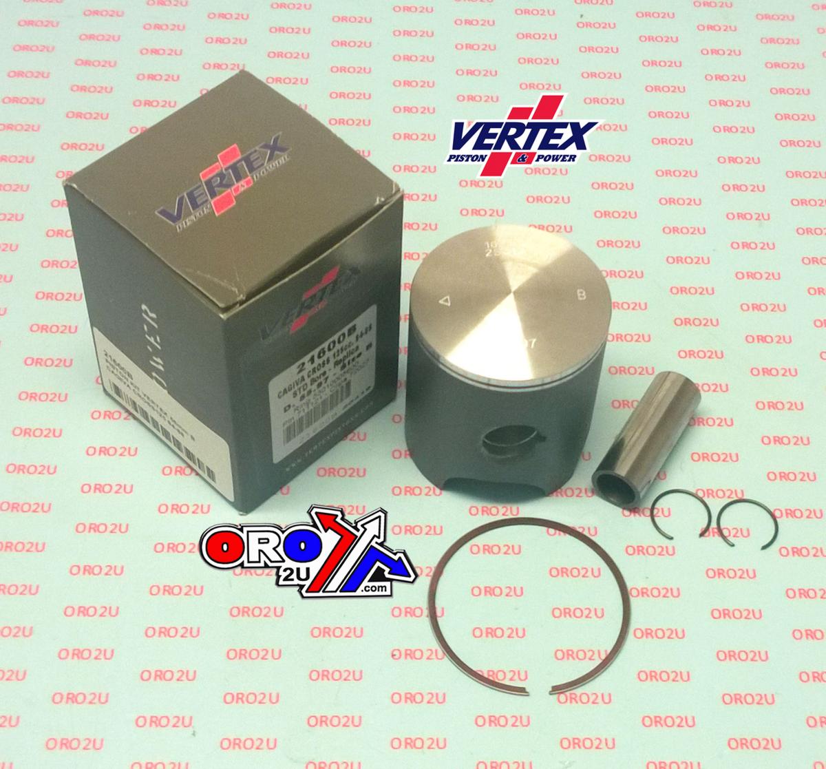 PISTON KIT VERTEX 56 B CAGIVA CROSS 125 84-88, VERTEX 21600B image 1