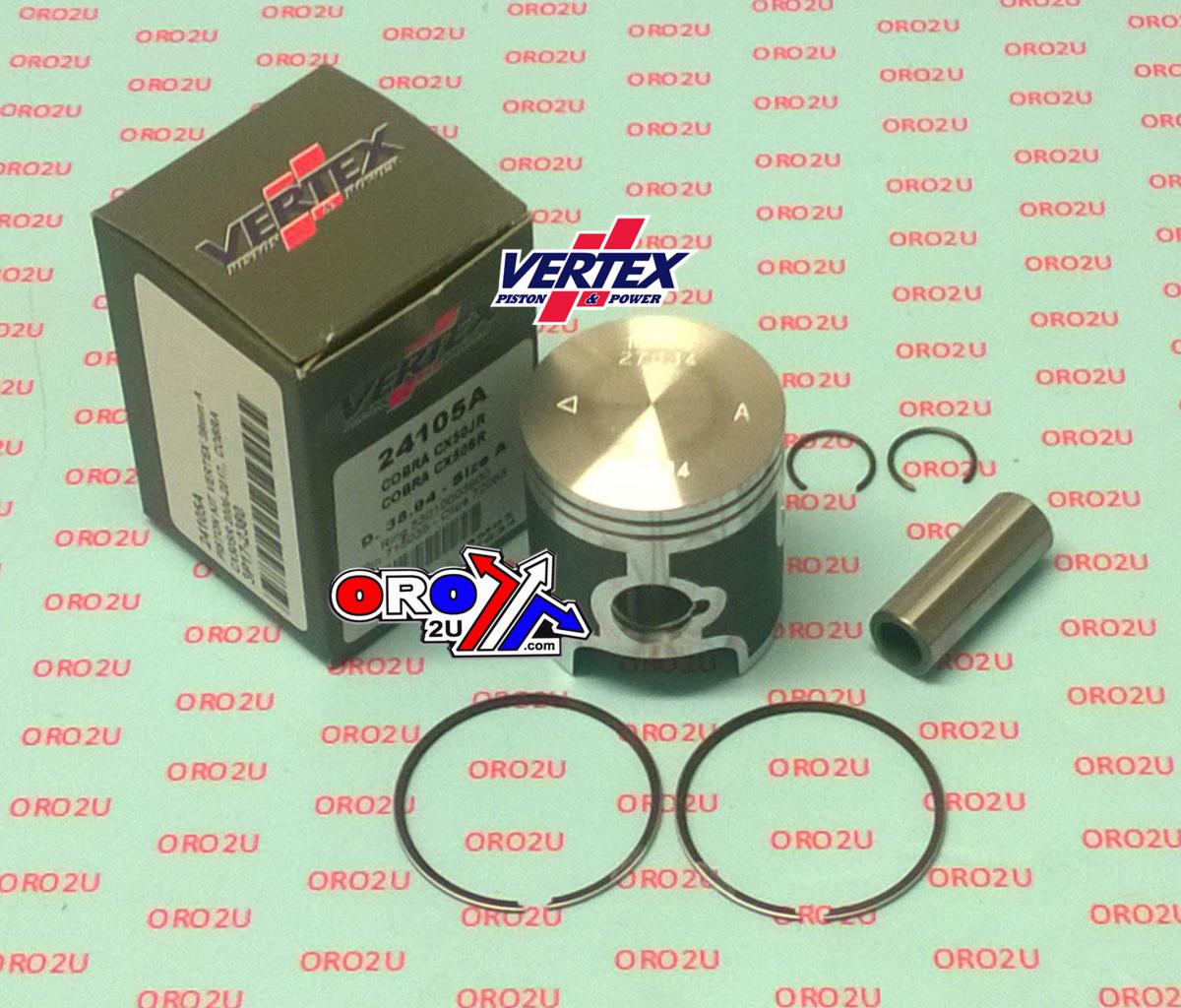 PISTON KIT VERTEX 39.0 A COBRA CX 50 06-17, VERTEX 24105A image 1